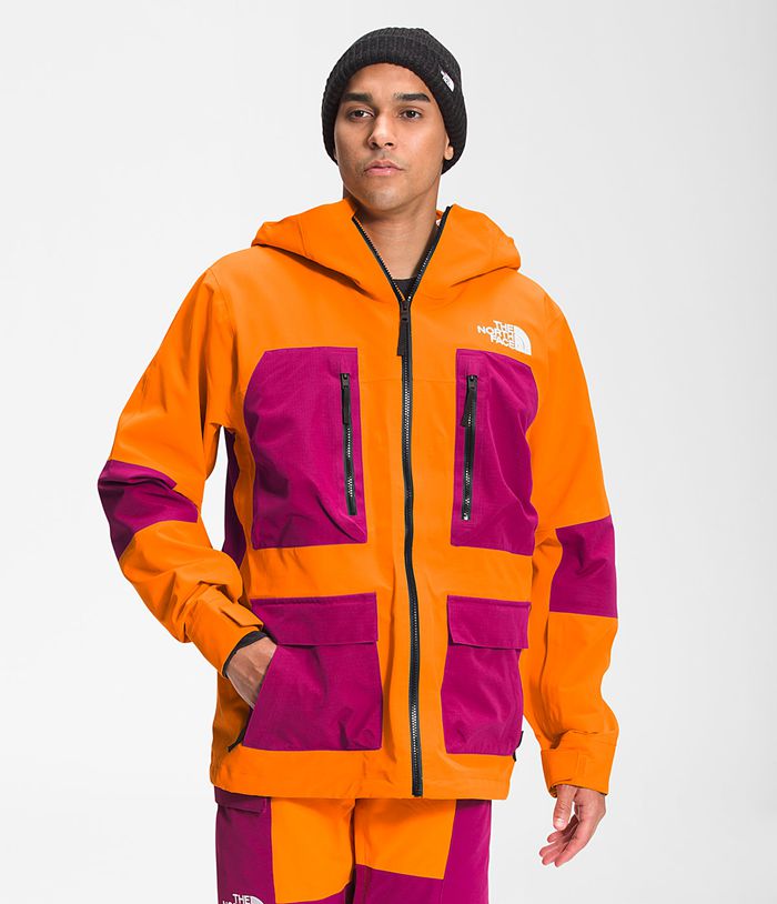 Chaqueta Esquí The North Face Hombre Naranjas/Rosas Dragline 50174VHZM